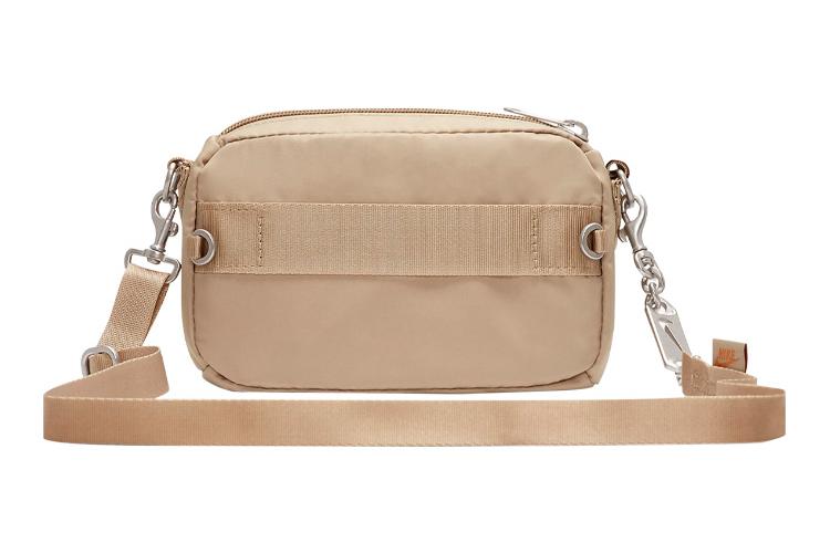 Сумка Nike CW9304-250 песочно-жёлтая, коричневая, лаймовая, серая