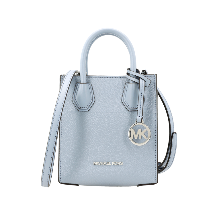 Сумка женская MICHAEL KORS Mercer Leather Tote Bag синего цвета