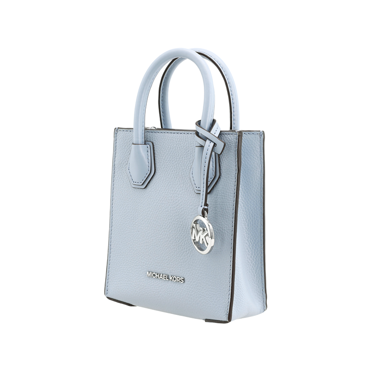 Сумка женская MICHAEL KORS Mercer Leather Tote Bag синего цвета