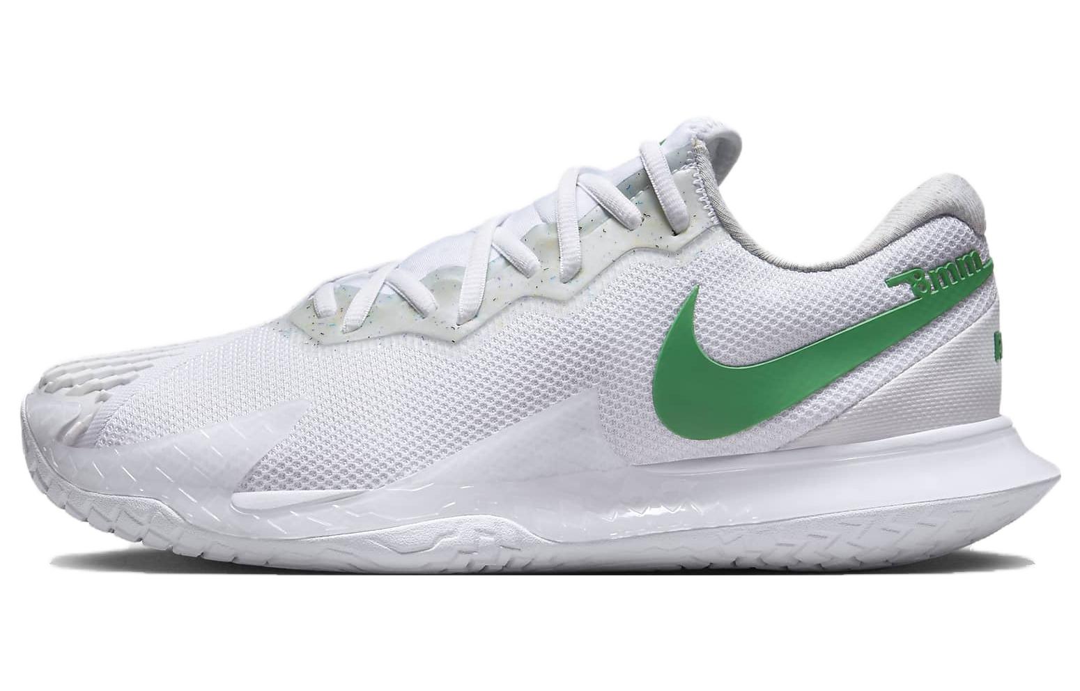 Кроссовки мужские Nike Court Zoom Vapor X белые и зелёные, 40.5 EU