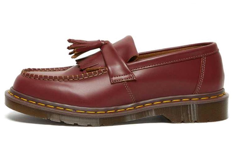 Лоферы Dr. Martens Adrian Tassel Oxblood Quilon, 41 EU