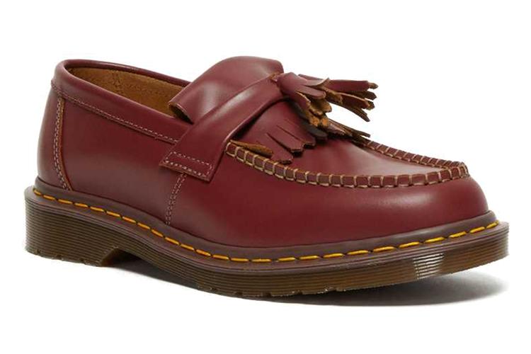 Лоферы Dr. Martens Adrian Tassel Oxblood Quilon, 41 EU