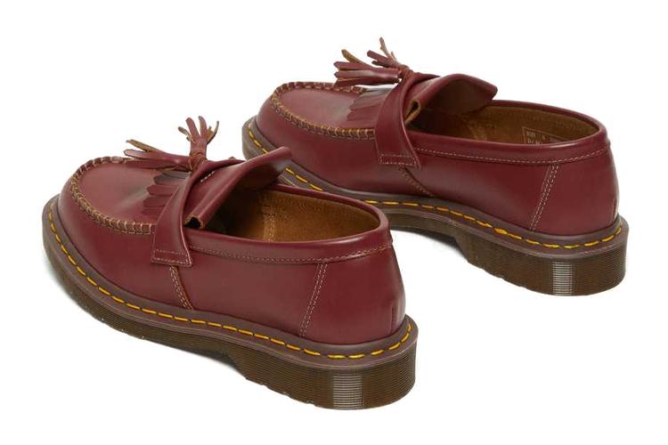 Лоферы Dr. Martens Adrian Tassel Oxblood Quilon, 41 EU