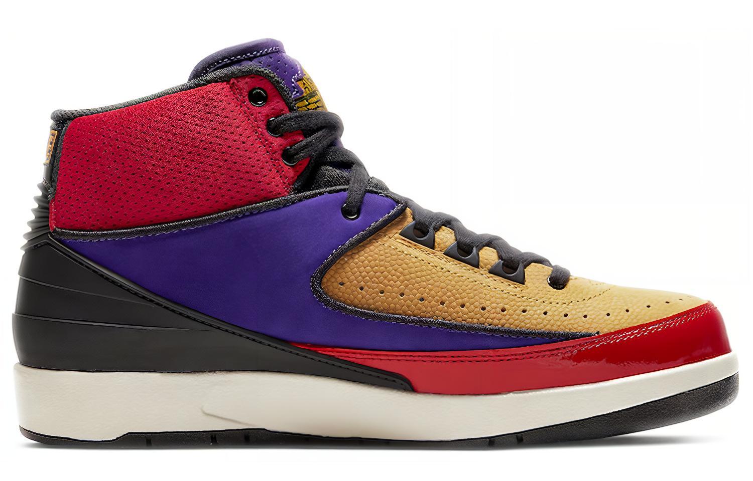 Кеды женские Jordan 2 Retro Multi Color, 40 EU