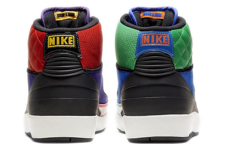 Кеды женские Jordan 2 Retro Multi Color, 40 EU