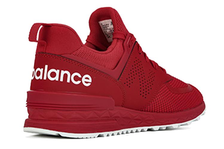 Кроссовки унисекс New Balance 574 Sport красные, 37 EU