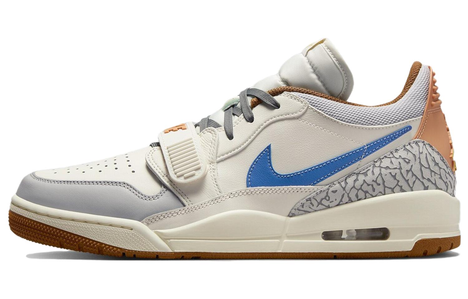 Спортивные кеды мужские Jordan Legacy 312 Low beige gray blue, 47.5 EU