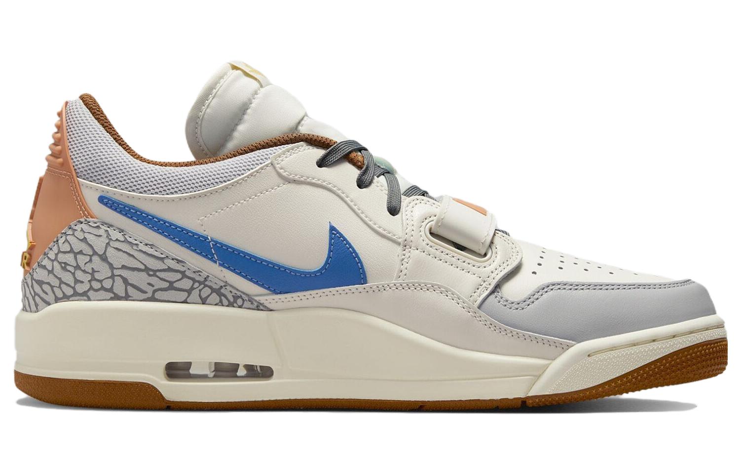 Спортивные кеды мужские Jordan Legacy 312 Low beige gray blue, 47.5 EU