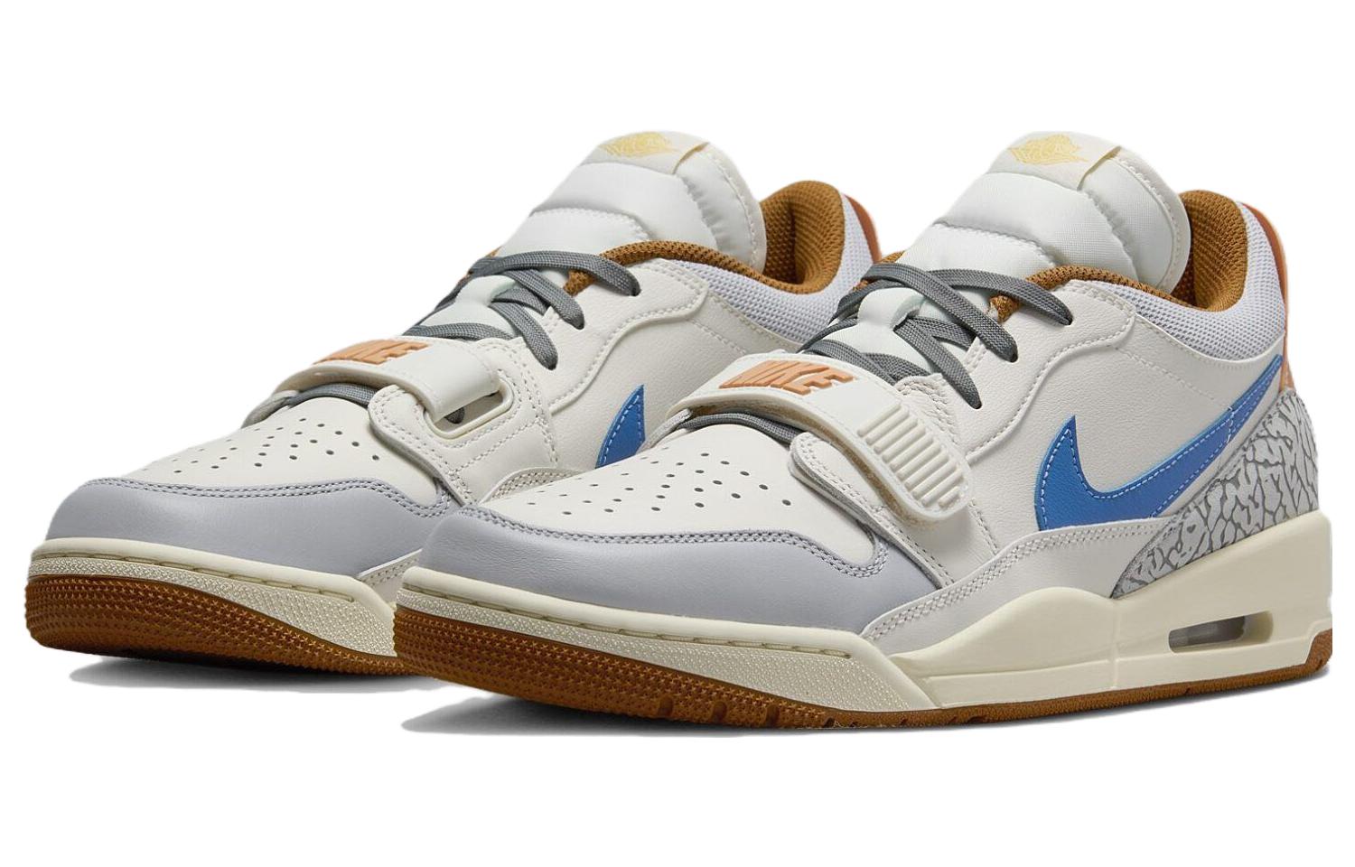 Спортивные кеды мужские Jordan Legacy 312 Low beige gray blue, 47.5 EU