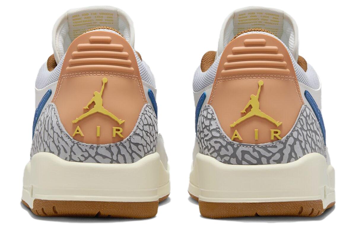 Спортивные кеды мужские Jordan Legacy 312 Low beige gray blue, 47.5 EU