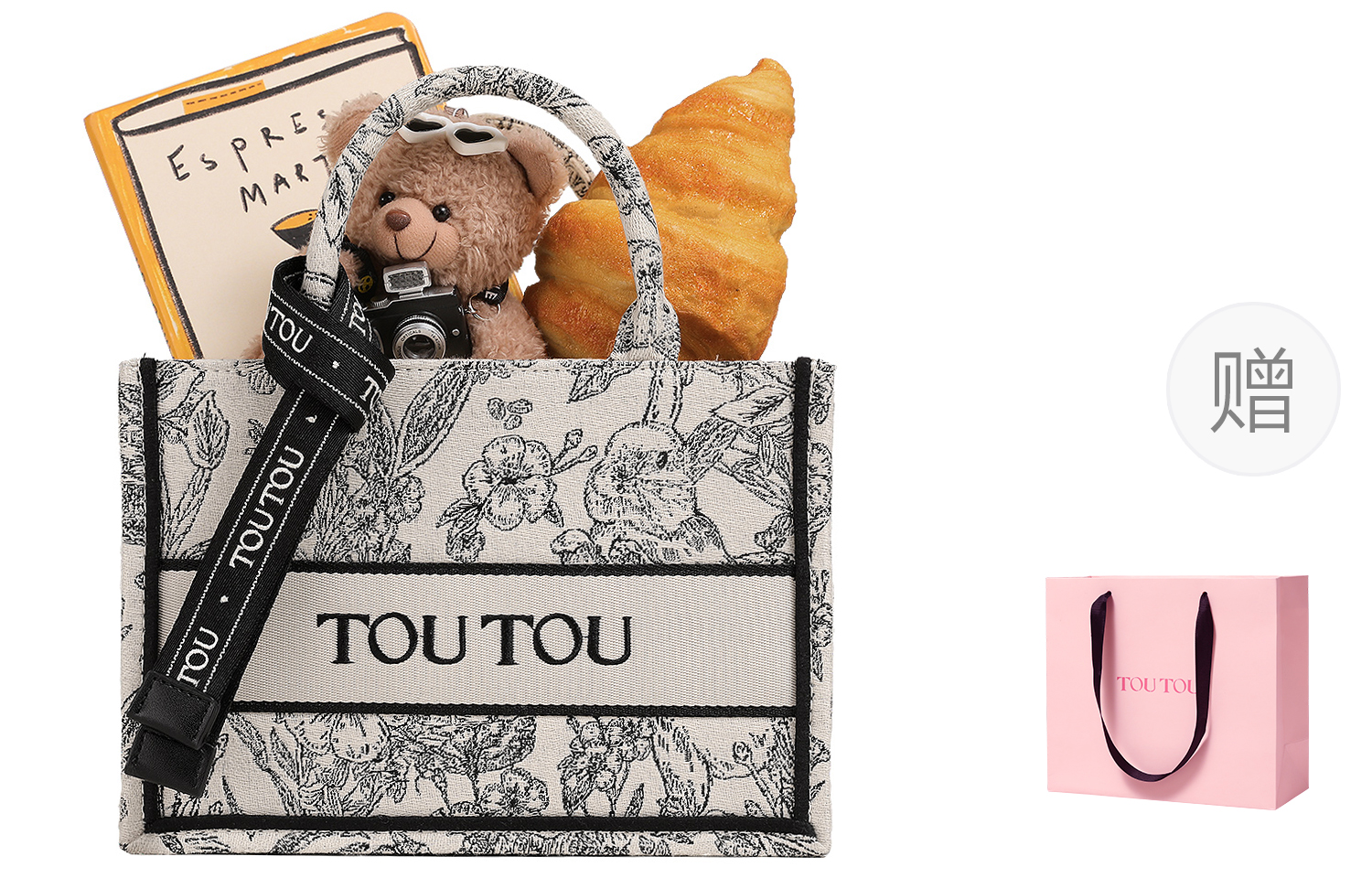 Кроссбоди-сумка женская TOUTOU TT23BC40427 oreo black vertical