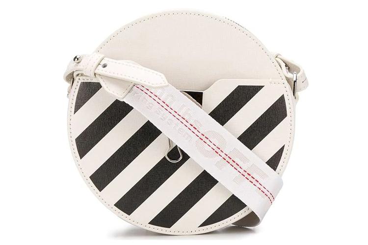 Сумка через плечо унисекс OFF-WHITE Diag ecru