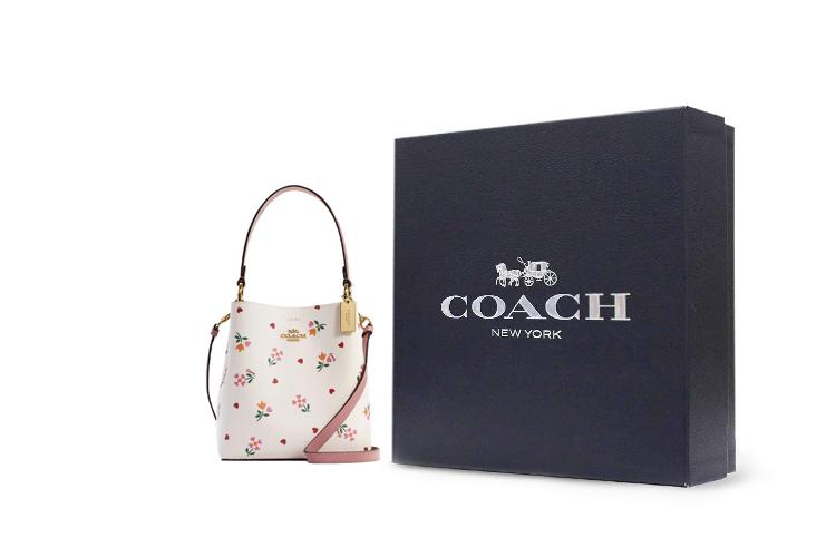 Сумка женская COACH Town C7976-IMCAH, pink-white