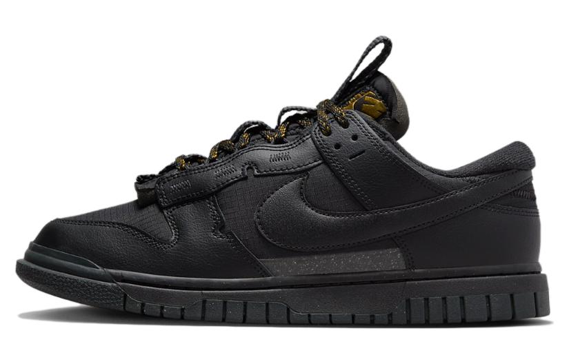 Кроссовки унисекс Nike Air Dunk Jumbo Low черные, 44 EU