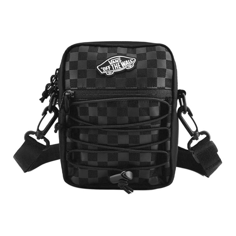 Сумка женская Vans VN0A48HKBKA черная текстура