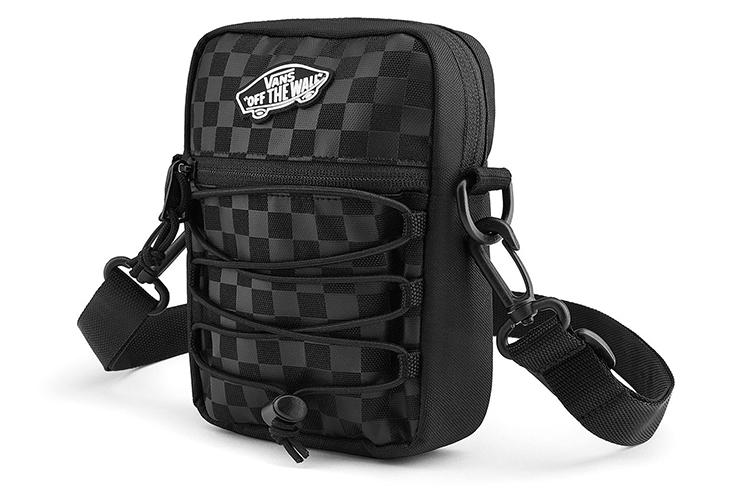 Сумка женская Vans VN0A48HKBKA черная текстура