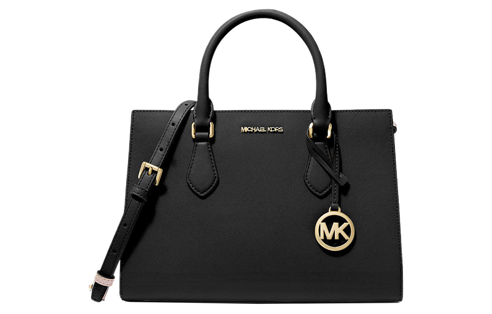 Сумка женская MICHAEL KORS MK Sheila черная, золотая