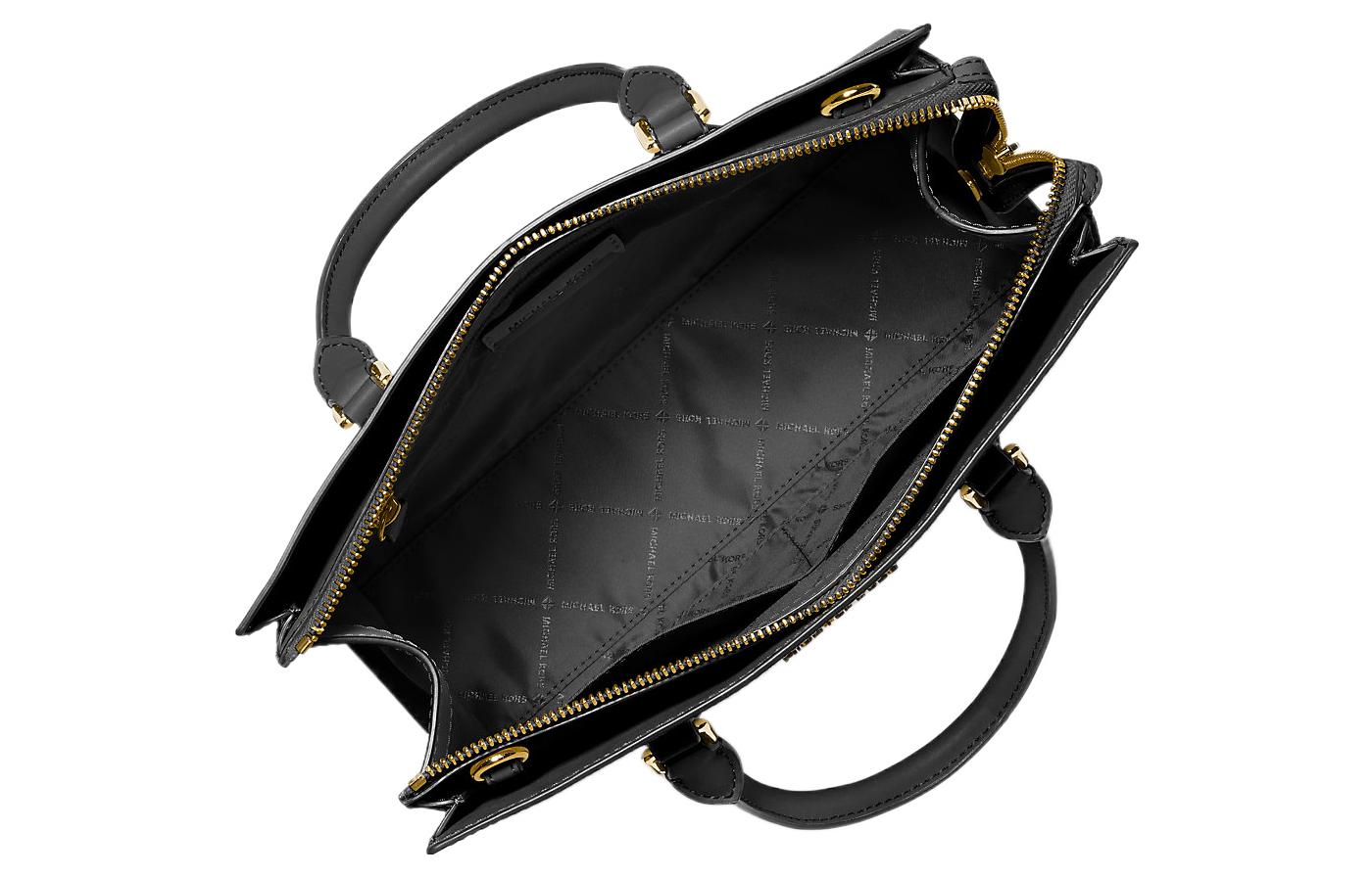 Сумка женская MICHAEL KORS MK Sheila черная, золотая