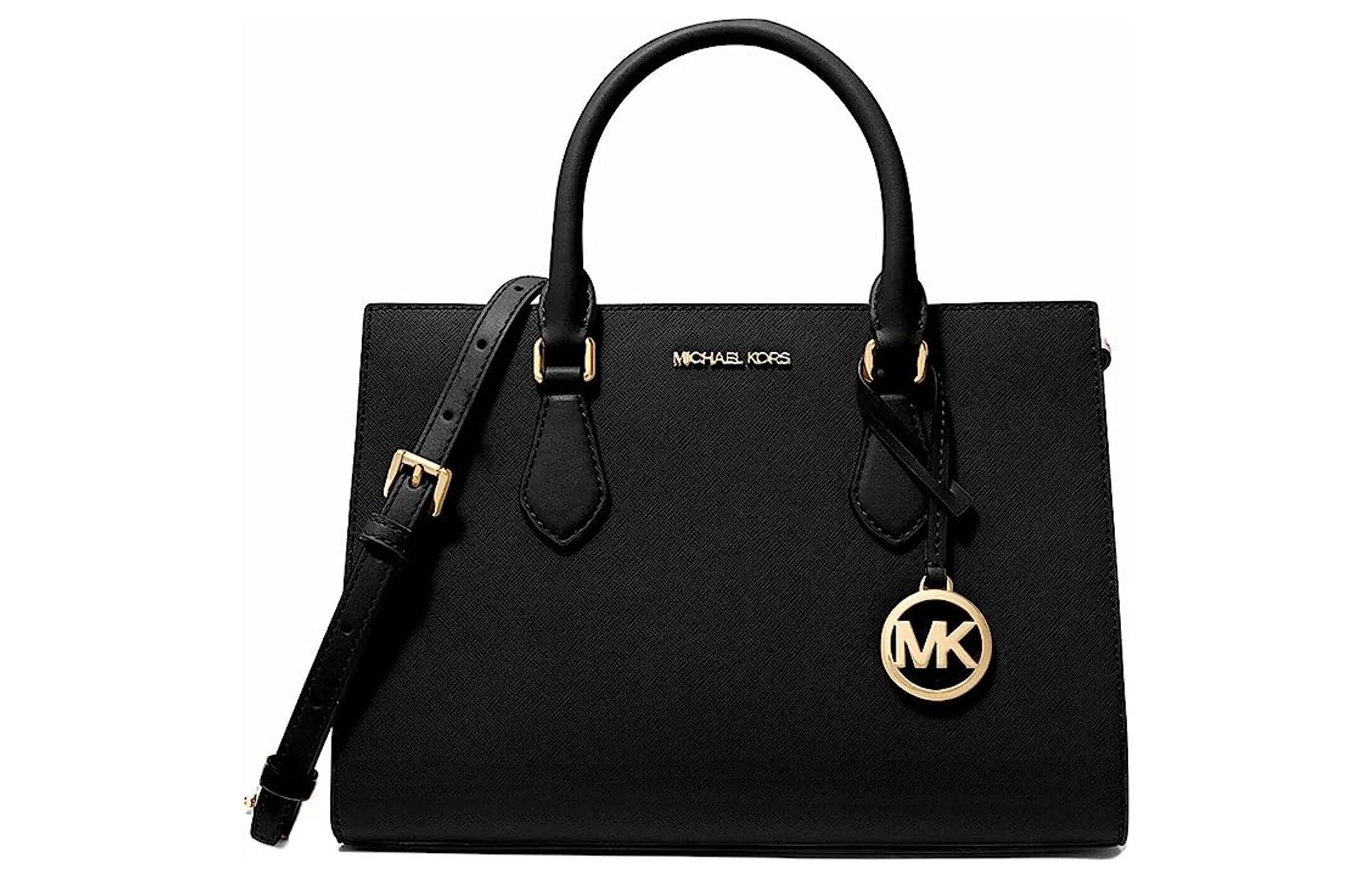 Сумка женская MICHAEL KORS MK Sheila черная, золотая