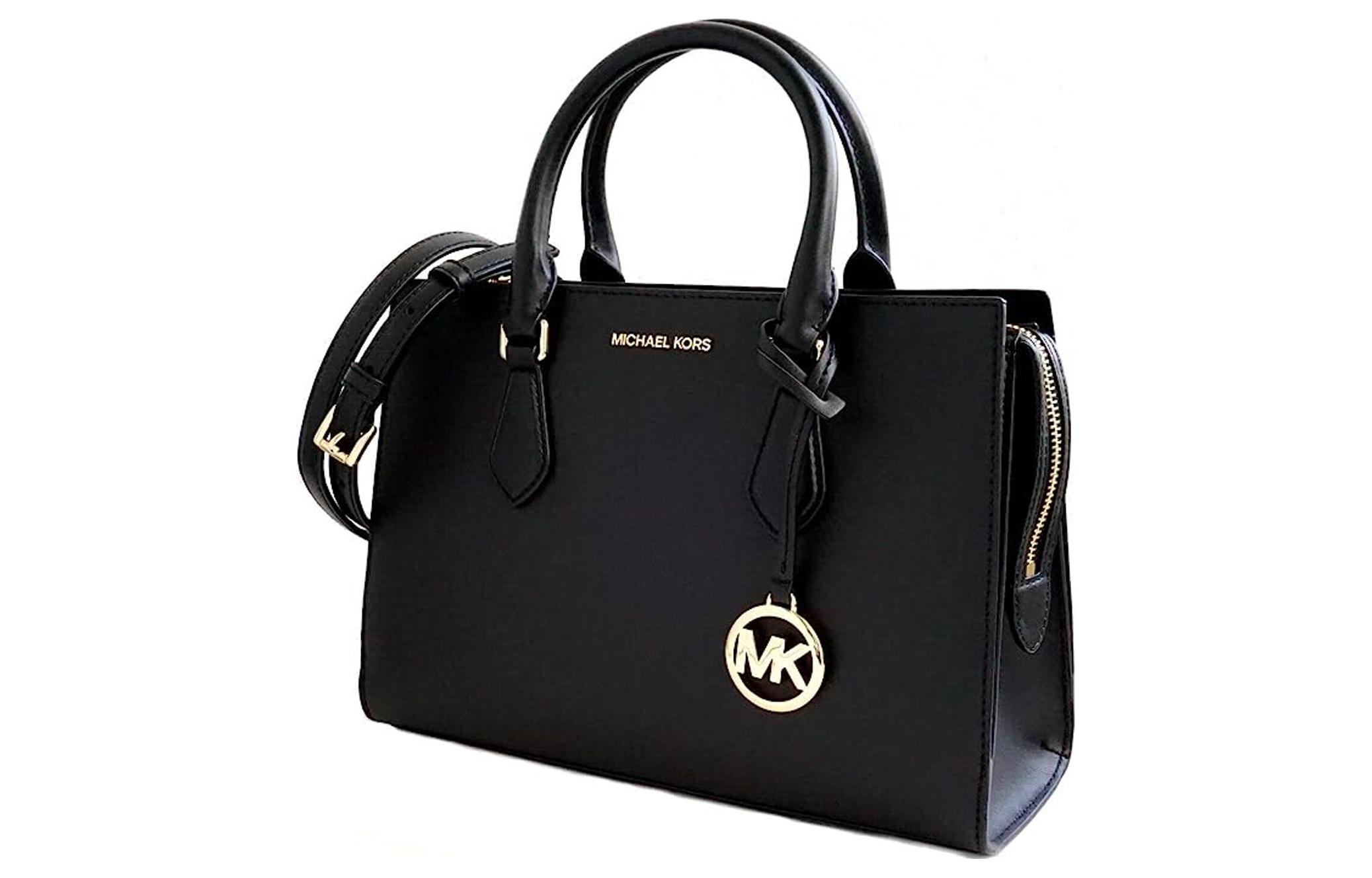 Сумка женская MICHAEL KORS MK Sheila черная, золотая