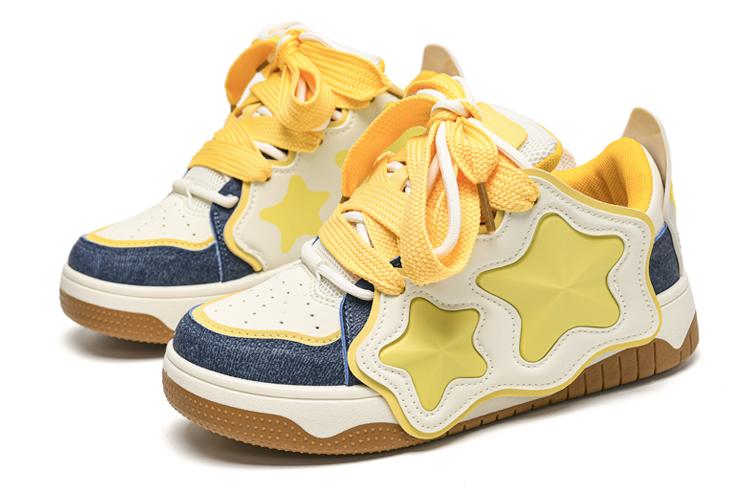 Кеды женские ABCIO ABQ1007 белые и желтые, 35 EU