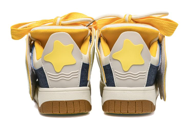 Кеды женские ABCIO ABQ1007 белые и желтые, 35 EU