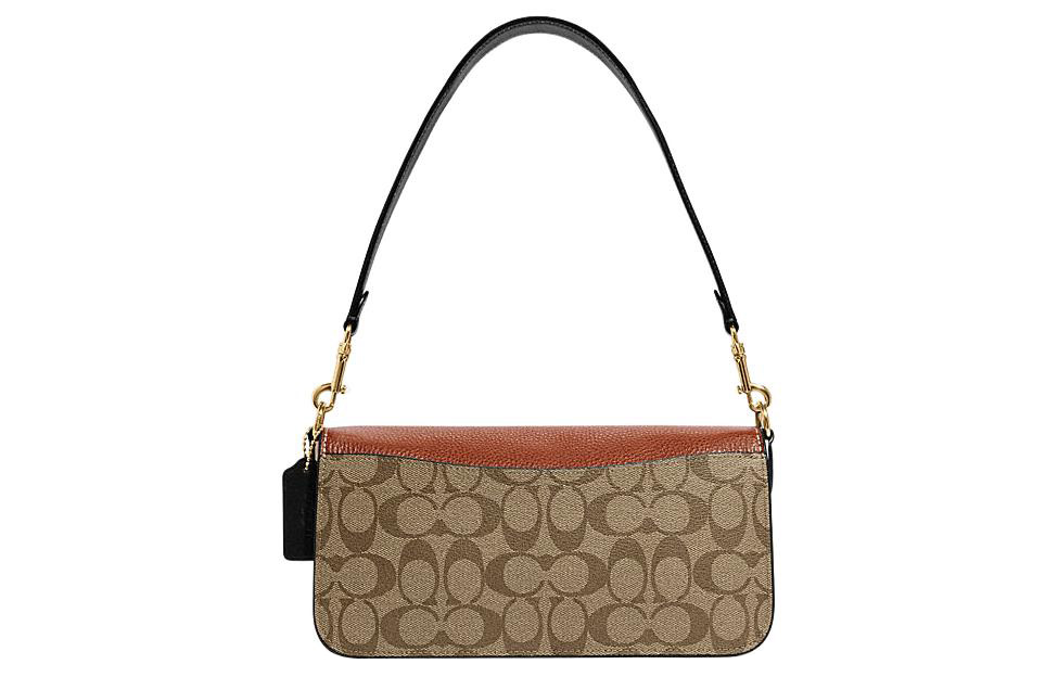 Сумка женская COACH CE560-IME7V хаки и коричневая