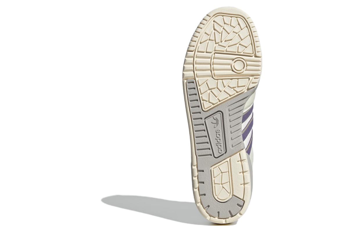 Кеды унисекс Adidas Rivalry 86 Low белые, фиолетовые, 46 EU