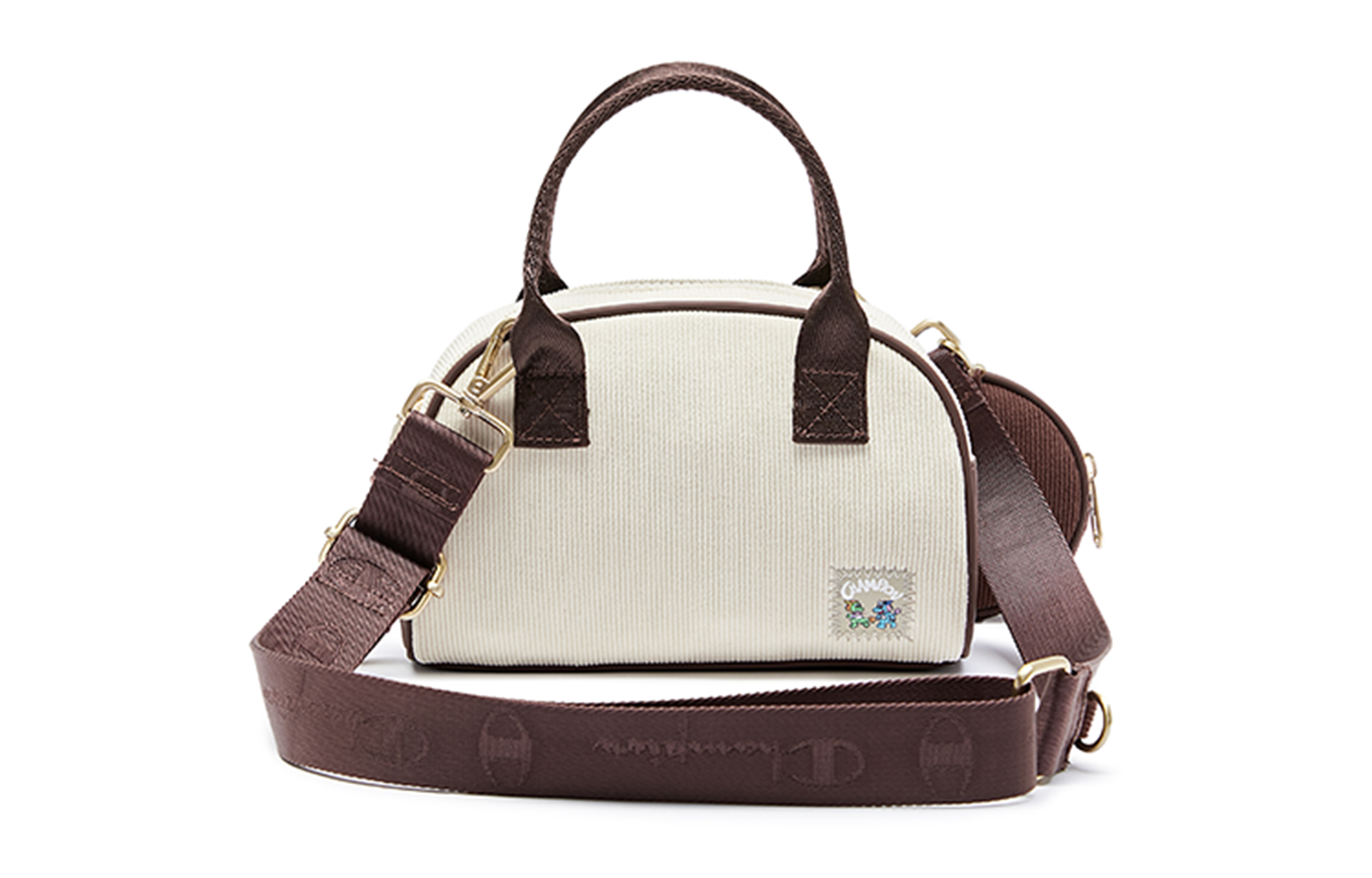 Сумка унисекс Champion U4AACPU26 красная, тёмно-коричневая