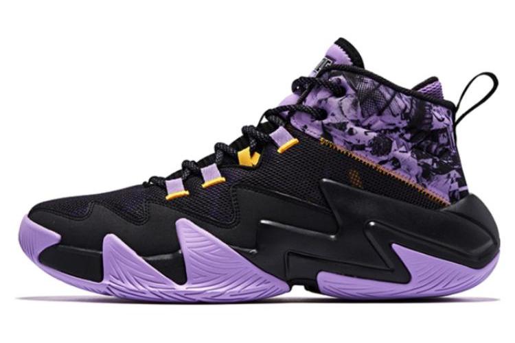 Кроссовки мужские QIAODAN Broken Shadow 2.0 черно-фиолетовые