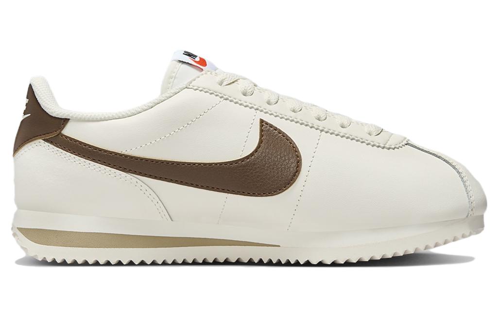 Кроссовки женские Nike Cortez Cacao Wow белые, коричневые, 35.5 EU