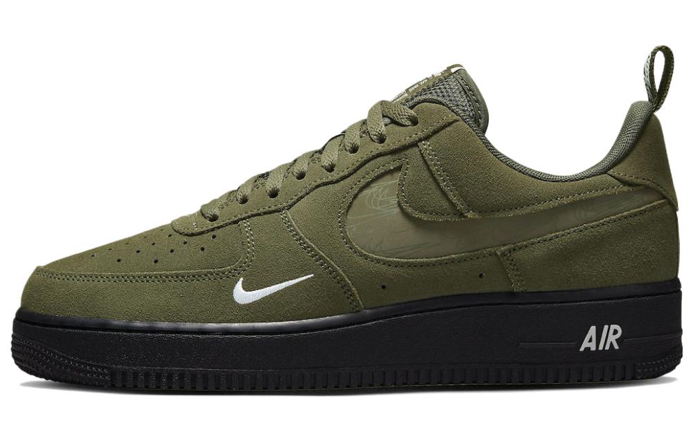 Кроссовки мужские Nike Air Force 1 Low '07 LV8 SE Cargo Khaki White Black, 40.5 EU