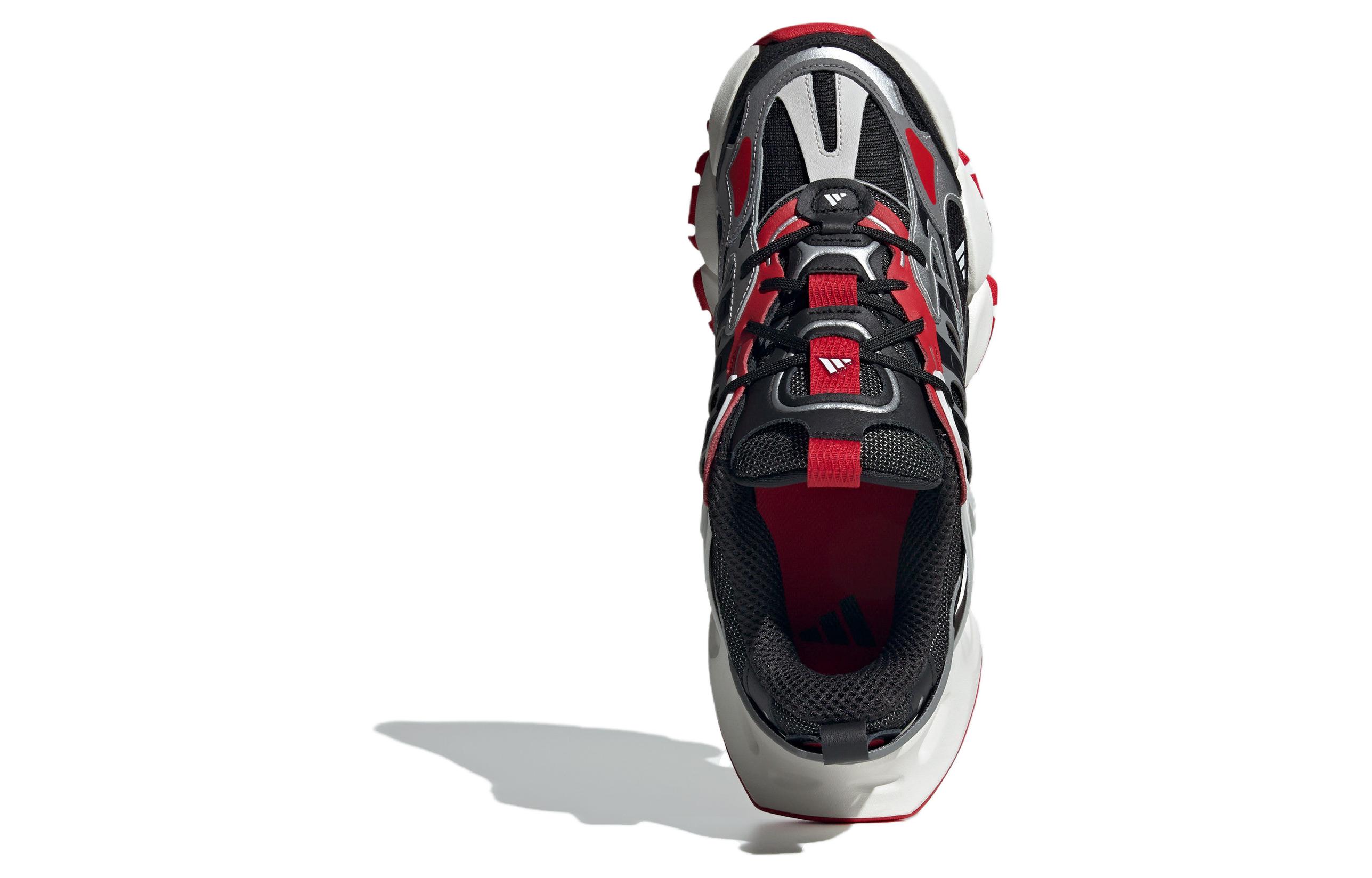 Кроссовки унисекс Adidas Xlg Runner Deluxe черно-серебристо-красные