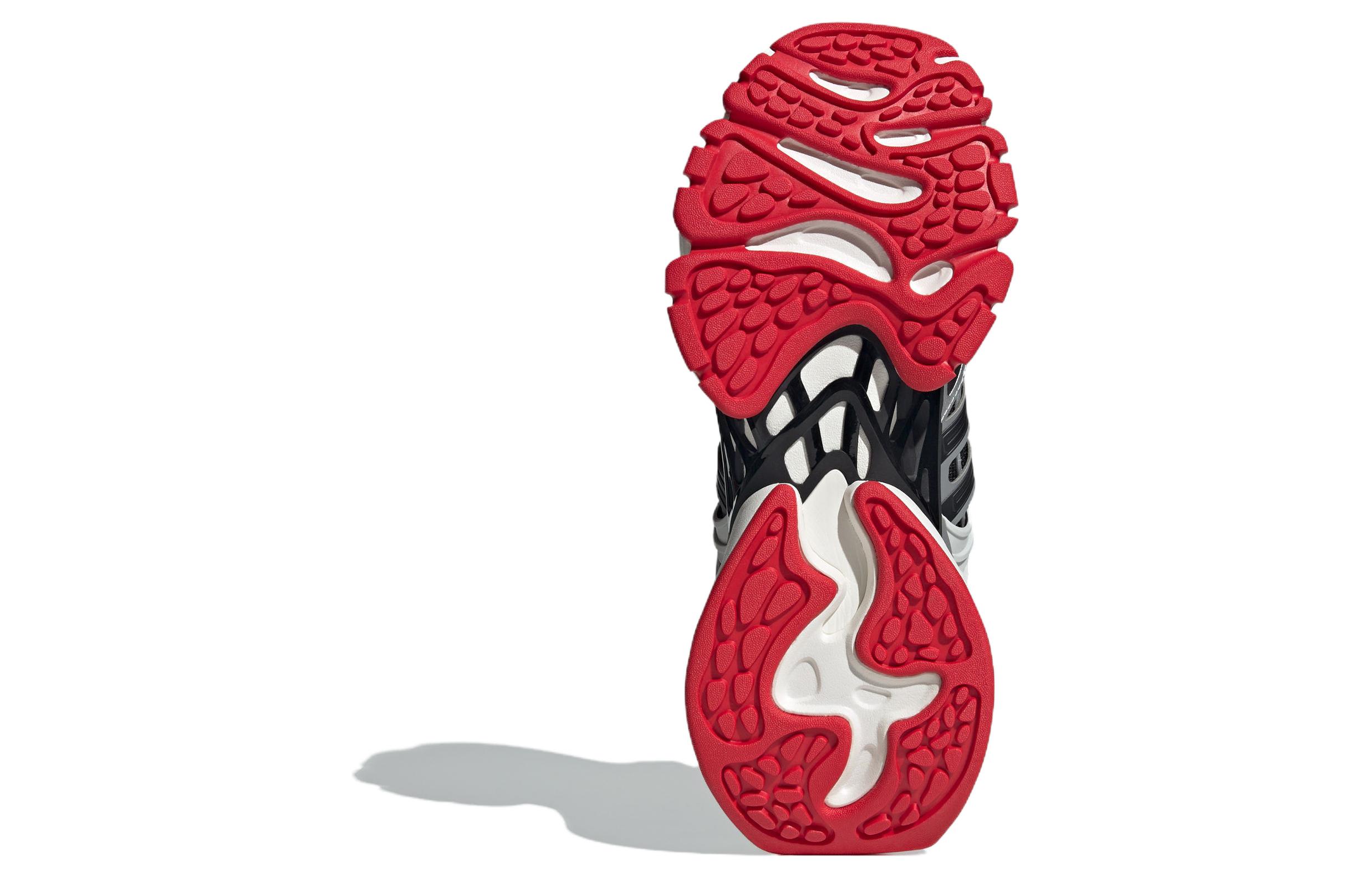 Кроссовки унисекс Adidas Xlg Runner Deluxe черно-серебристо-красные