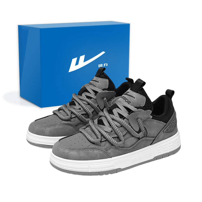 Medium Gray Blue Red (Fleece-Lined)