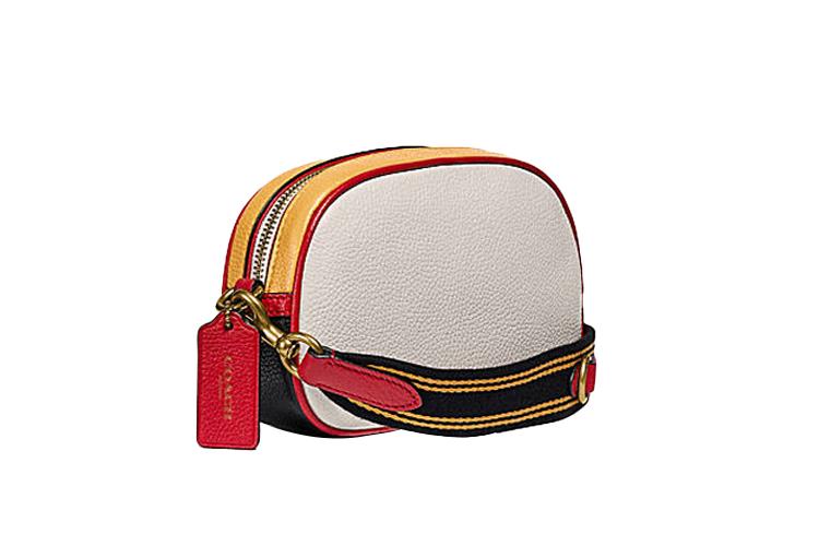 Сумка женская COACH Disney Mickey Collaboration Camera Bag белая и красная