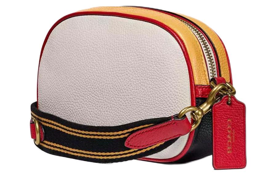 Сумка женская COACH Disney Mickey Collaboration Camera Bag белая и красная