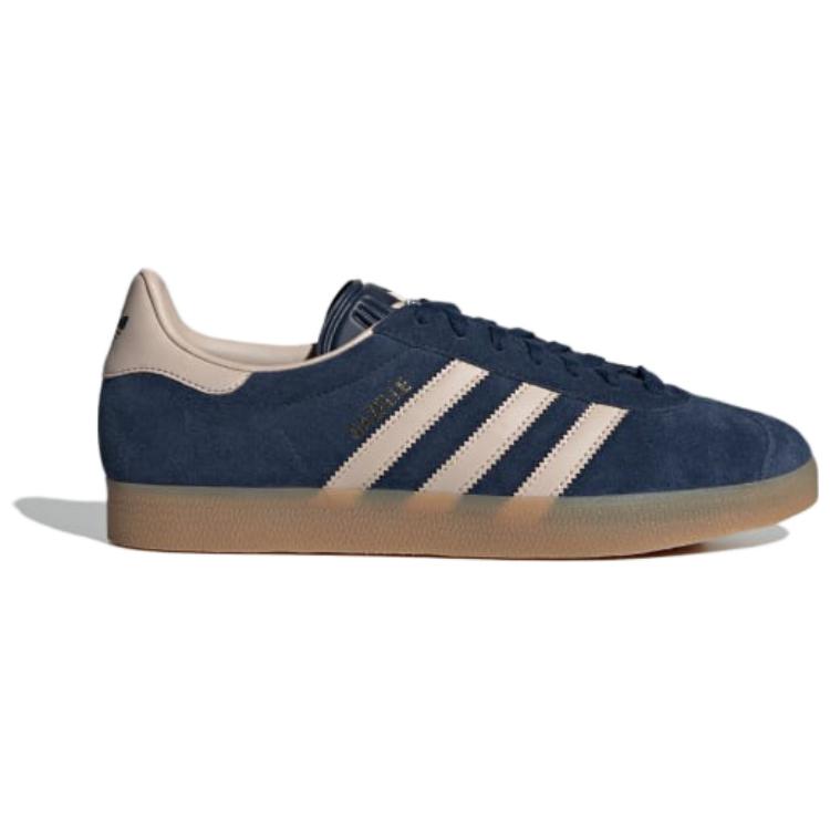 Спортивные кеды мужские Adidas Gazelle Night Indigo Taupe, blue, 35 2/3 EU