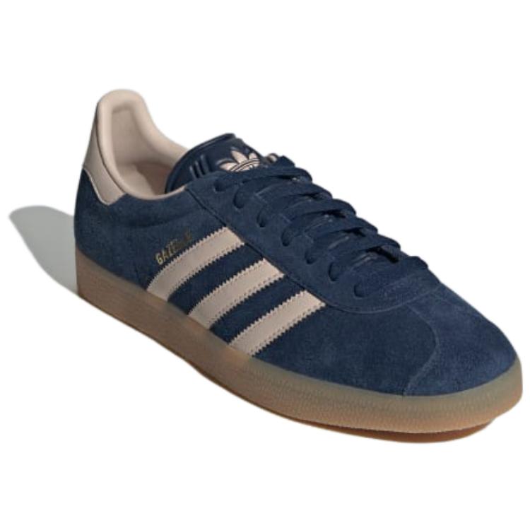 Спортивные кеды мужские Adidas Gazelle Night Indigo Taupe, blue, 35 2/3 EU