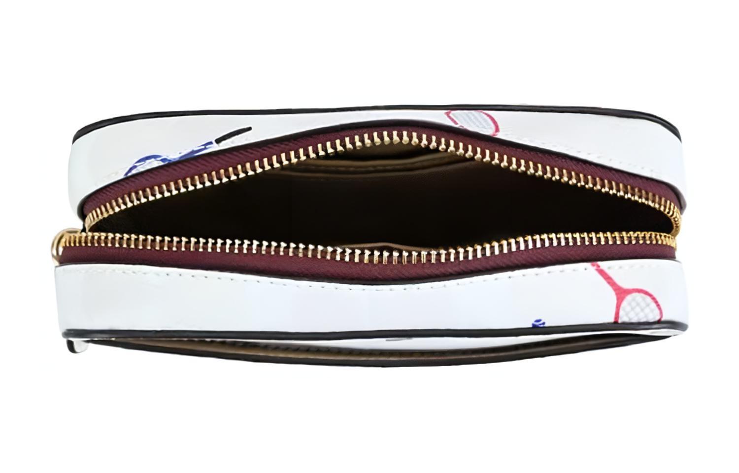 Сумка женская COACH Camera Leather Camera Bag белая