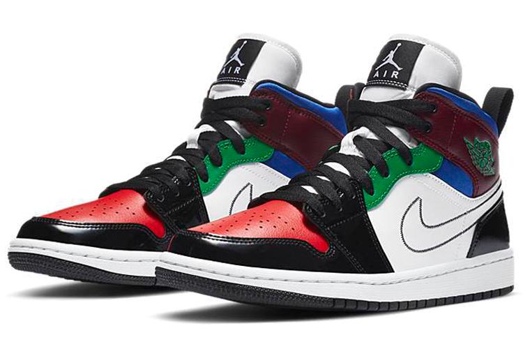 Кеды женские Air Jordan 1 Mid SE черные, 38 EU