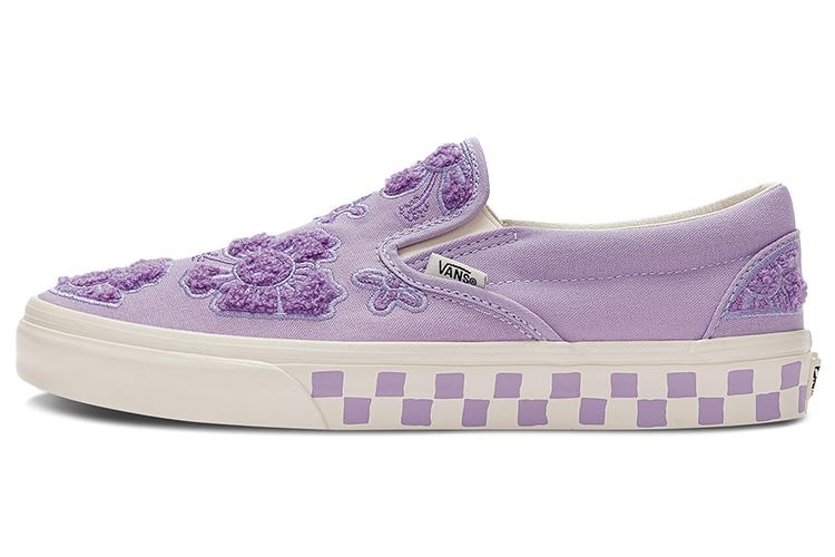 Кеды унисекс Vans Classic Slip-On с игривой цветочной вышивкой