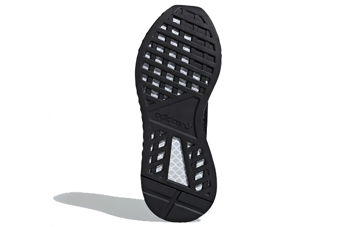 Кроссовки женские Adidas Deerupt Runner W черные, 36 2/3 EU