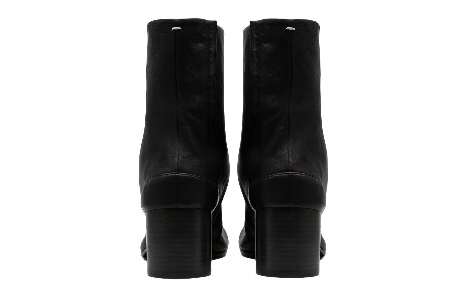 Ботильоны женские Maison Margiela Tabi Toe черные, 41 EU