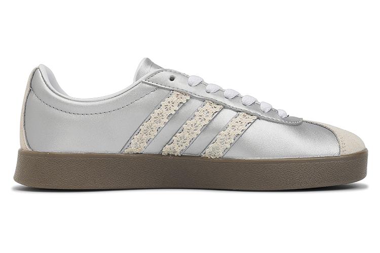 Спортивные кеды женские Adidas Neo VL Court серебристые, 39 1/3 EU