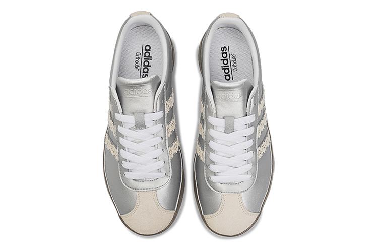 Спортивные кеды женские Adidas Neo VL Court серебристые, 39 1/3 EU