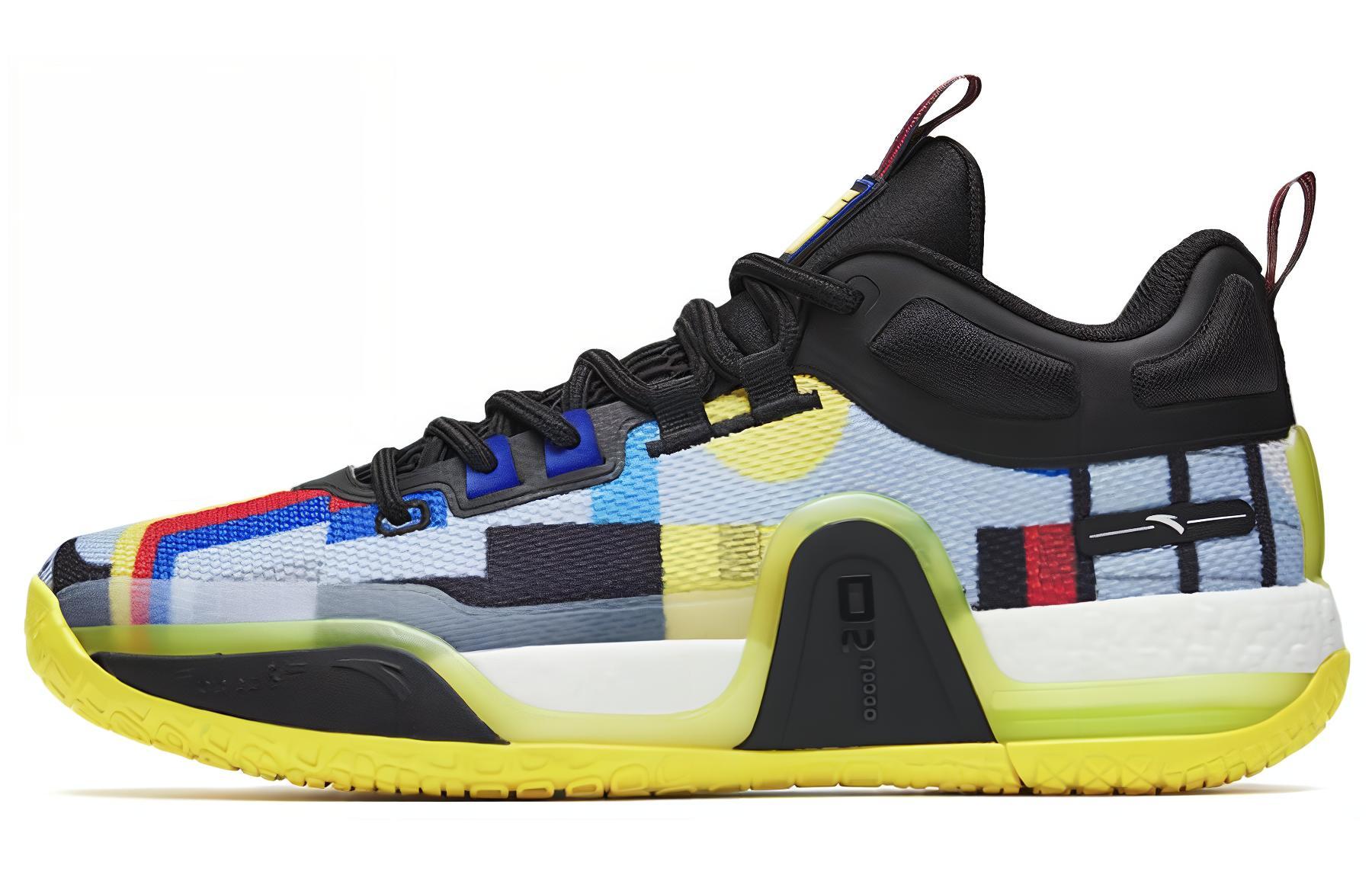 Кроссовки мужские Anta Bastard черно-жёлтые