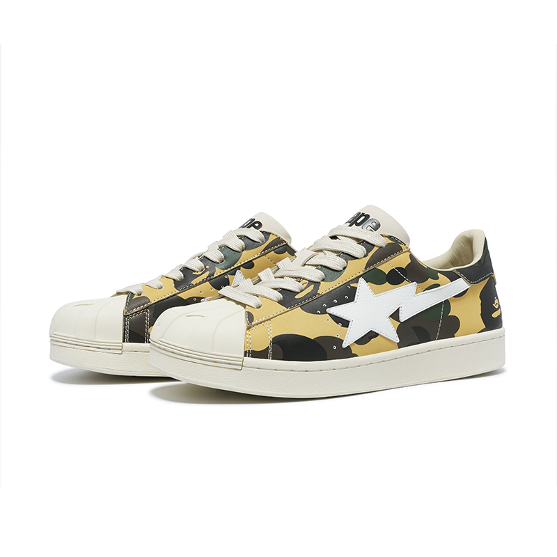 Спортивные кеды мужские BAPE Skull Sta 1st Camo Green, 44 EU
