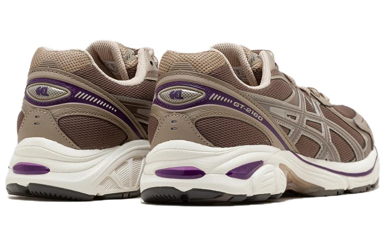 Кроссовки унисекс ASICS GT 2160 темно-бежево-фиолетовые, 37.5 EU