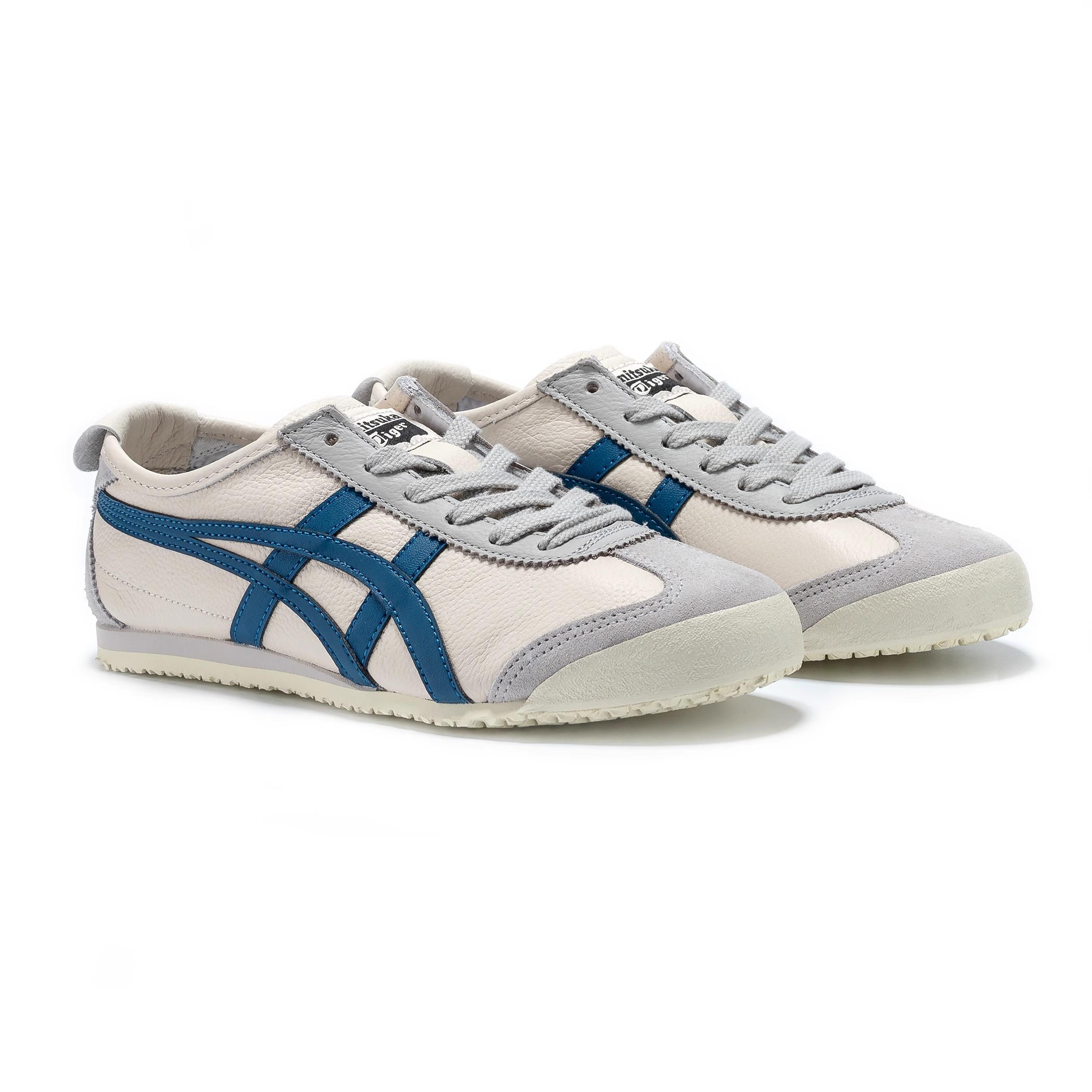 Кроссовки унисекс Onitsuka Tiger Mexico 66 бежево-черные, 37.5 EU